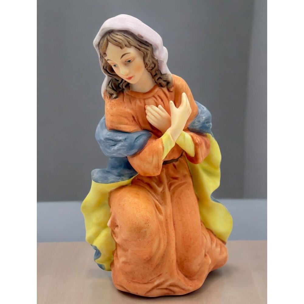 Vintage Kirkland Christmas Nativity Mother Mary Kneeling Replacement Figurine